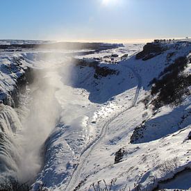 Waterval in Ijsland von Merik Westerveld