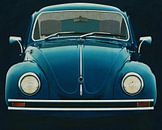 Volkswagen Beetle Sedan 1972 Face avant par Jan Keteleer Aperçu