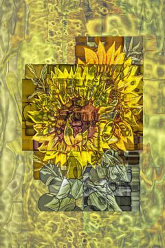 Zonnebloemen van Carla van Zomeren