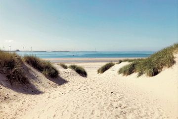 Strandopgang in de Duinen Zeeland van Krista Kitsz Art