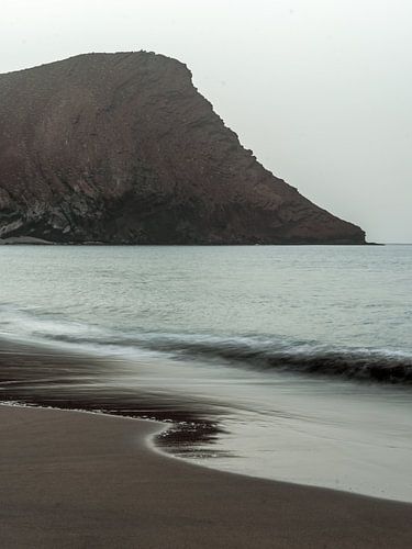 Black beach at Montana Roja on Tenerife