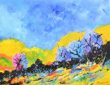 Fantasie zomerlandschap van pol ledent