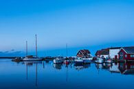 Blick auf den Hafen von Klintholm Havn in Dänemark von Rico Ködder Miniaturansicht