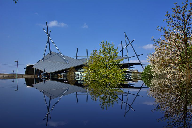 Bahnhofsspiegelung par Edgar Schermaul