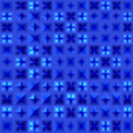 Embossed blues by Henk Schellekens