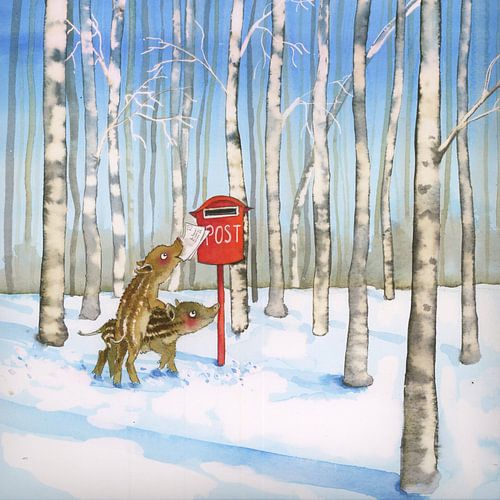 Samen brieven posten