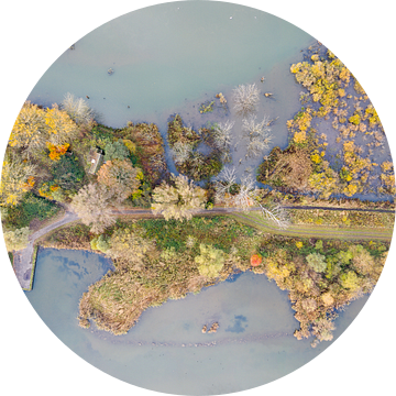 Luchtfoto Nationaal Park De Biesbosch van Jeroen Kleiberg