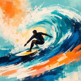 Riding the wave by ButterflyPix