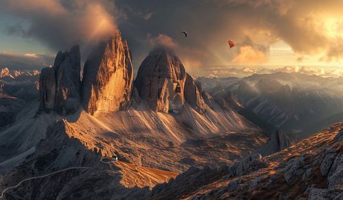 Alpine glamour at sunrise