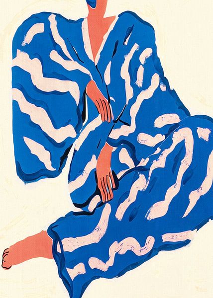 Portrait Indigoreverie by The Printable Studio