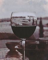 Red wine, lilac wine