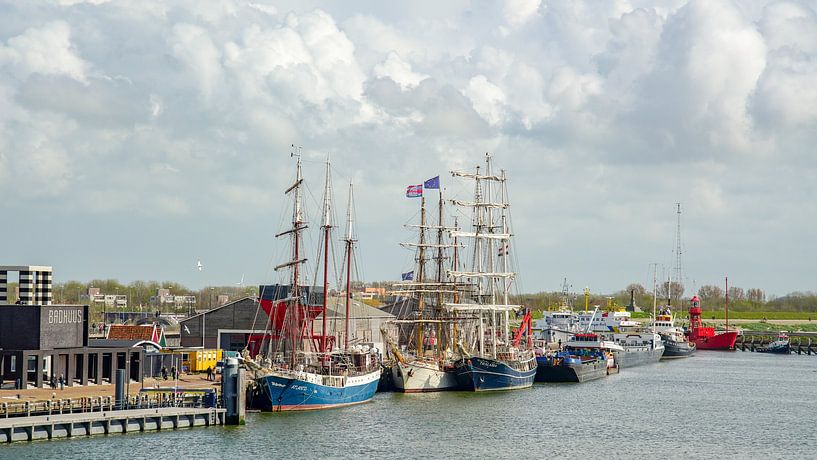 Hafen von Harlingen von Dirk van Egmond
