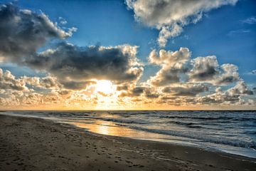 Nordsee-Sonnenuntergang von Joachim G. Pinkawa