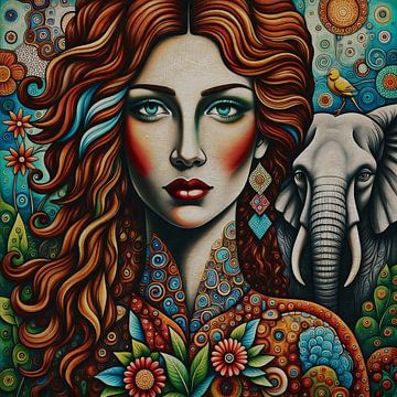 Whispers of Nature, Strength within Stillness by Jan Keteleer (JanKé): A Journey Beyond the Canvas