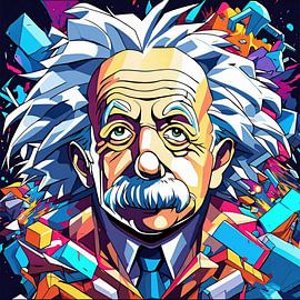 Albert Einstein by Biljana Zdravkovic
