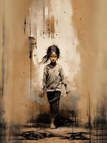 Jeune fille japonaise sur PixelPrestige