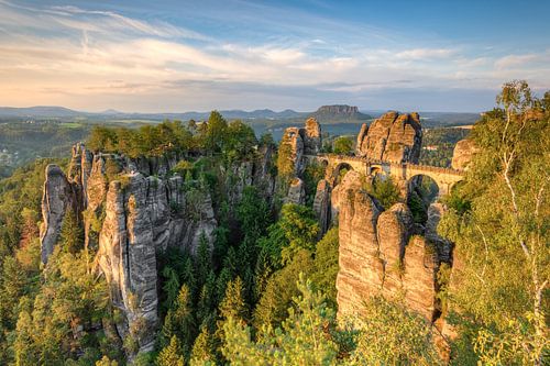 Pont de Bastei et château fort de Neurathen