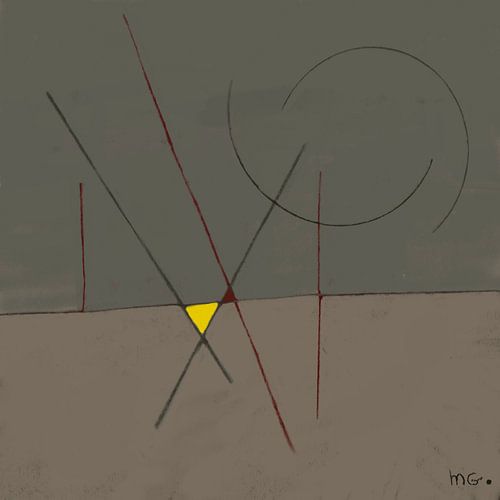 Ik hou van kandinsky! Groenhout.