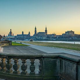 DRESDE VUE SUR LA VIEILLE VILLE sur Ullrich Gnoth