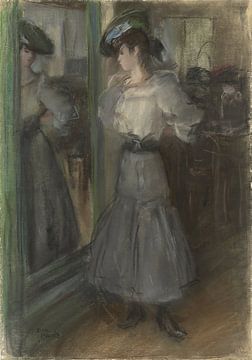 Meisje voor een spiegel, Isaac Israels