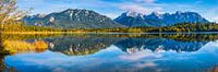 Barmsee en Karwendel van Walter G. Allgöwer thumbnail