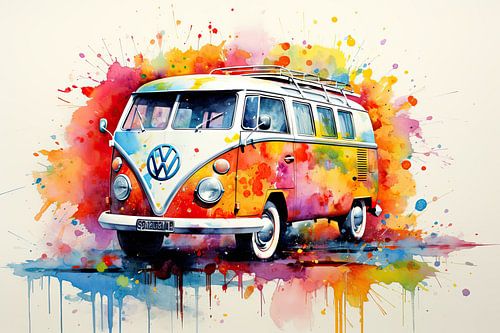 Volkswagen hippie bus