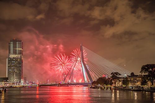 Rotterdam Erasmus Bridge WHD 2015 #4 by John Ouwens