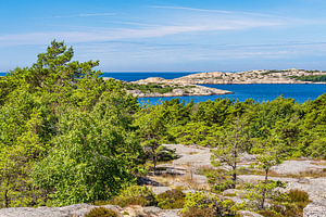 Blick von der Insel Nord Långö auf Schäreninseln nahe Ströms
