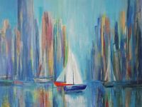 Sailing Ships at the Harbour