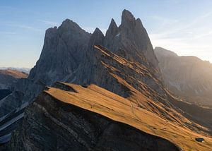 Seceda bei Sonnenaufgang