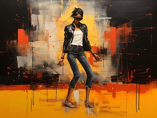 Schilderwerk van een Rebelse kunstenaar