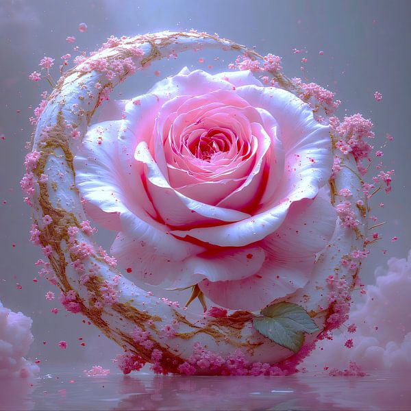 Heavenly blossom in the rose halo by A.D. Digital ART
