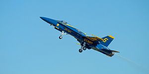 F/A-18 Hornet taking off