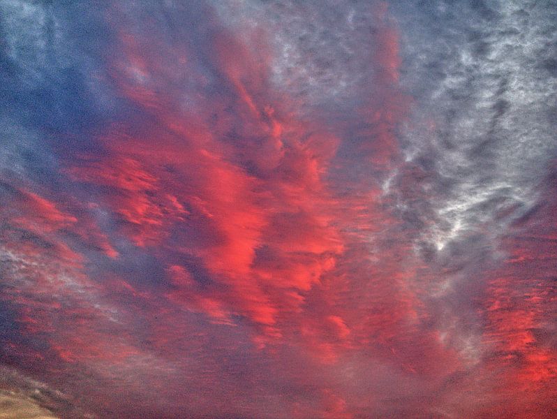 de lucht staat in brand van Edgar Schermaul