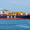 Le porte-conteneurs MSC Vita. sur Jaap van den Berg