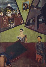 Frida, Pancho Villa et Adelita, 1927 sur Atelier Liesjes
