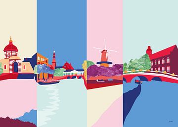 View of Leiden by Suzanne Allewelt