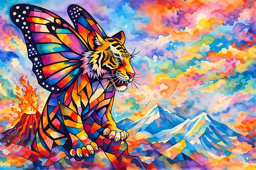 Multicoloured tiger