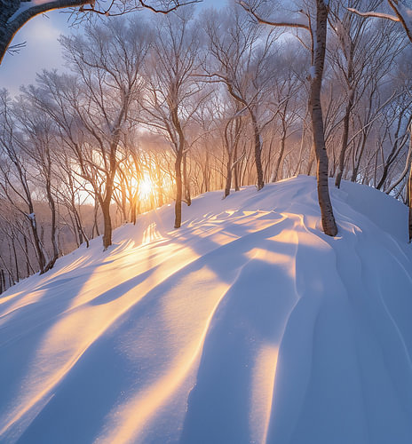 Landscape in winter