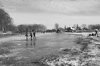 Schaatsen in de Alblasserwaard van Consala van  der Griend thumbnail