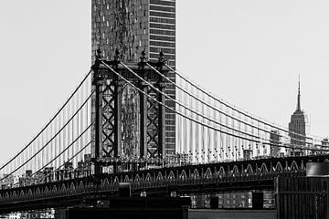 Manhattan Bridge New York City van Anne van Doorn