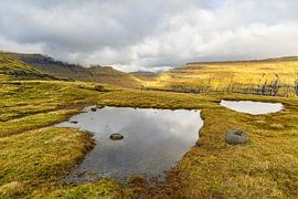 Landscape on the Faroe Island of Streymoy by Rico Ködder