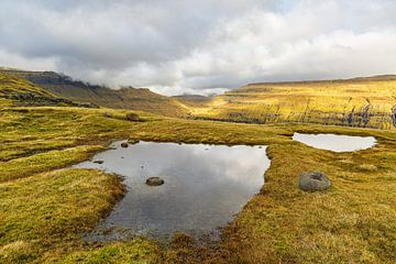 Landscape on the Faroe Island of Streymoy by Rico Ködder