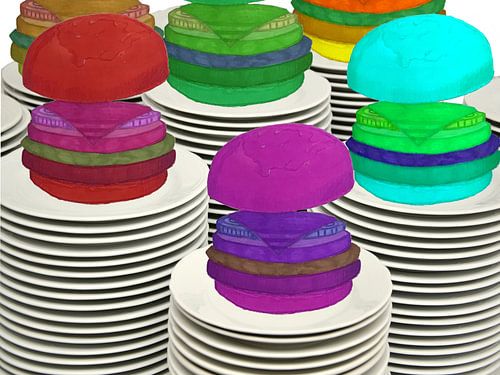 Bunte Burger