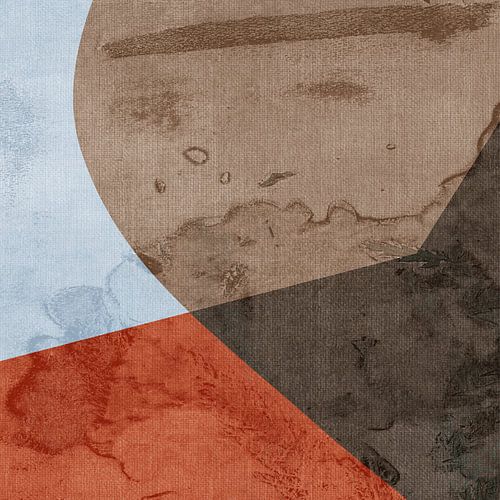 Abstract geometrisch in retrostijl