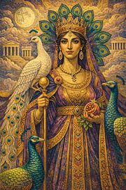 Painting of the Greek goddess Hera. by Johannes