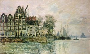Claude Monet,Le port d'Amsterdam, C.1873