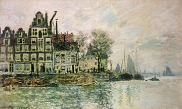 Claude Monet,De haven van Amsterdam, C.1873