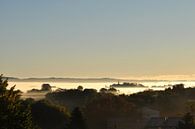 Sonnenaufgang und Nebelschwaden über Vilmnitz, Putbus, Rügen von GH Foto & Artdesign Miniaturansicht