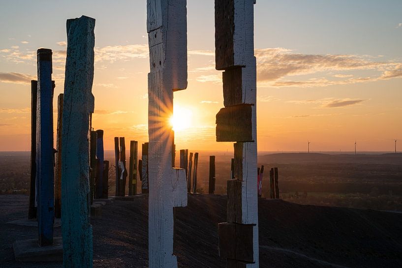 Point de repère sur le terril Haniel, Bottrop, Allemagne par Alexander Ludwig